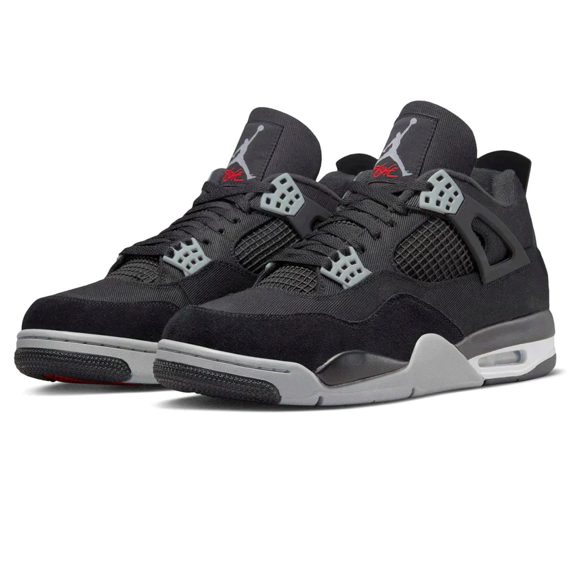 Air Jordan 4 Black Canvas | ג'ורדן 4