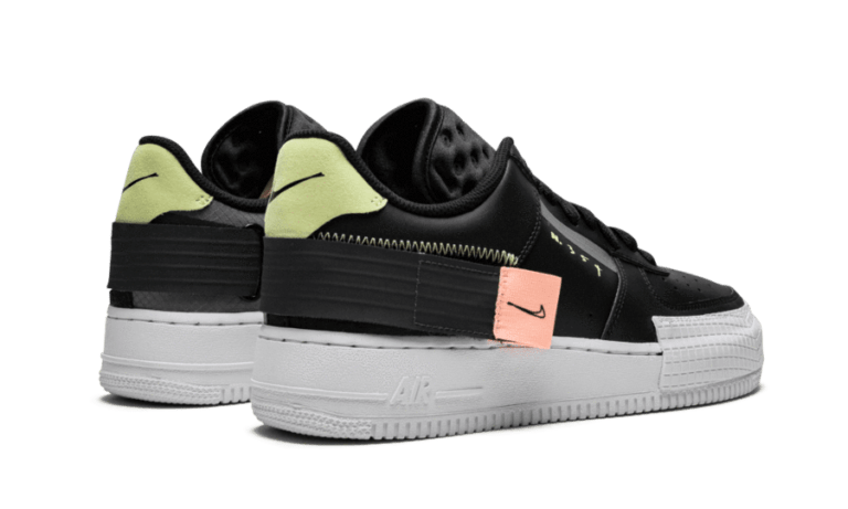 Air Force 1 Low Drop Type Black | איירפורס נמוכות