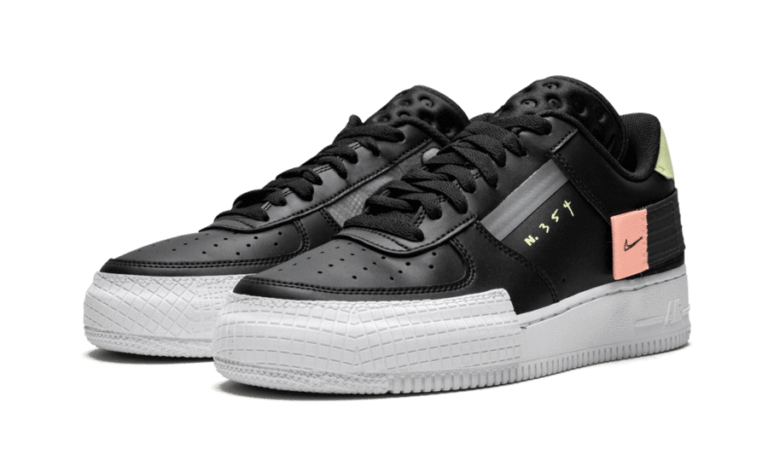 Air Force 1 Low Drop Type Black | איירפורס נמוכות