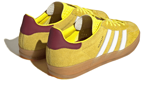 Adidas Gazelle Indoor Bright Yellow Burgundy | אדידס ג'זל