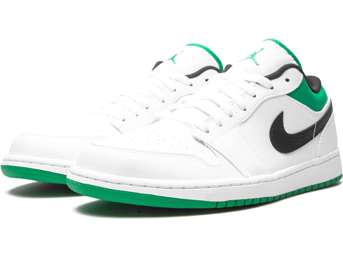 Air Jordan 1 Low White Lucky Green Black | ג'ורדן 1 נמוכות