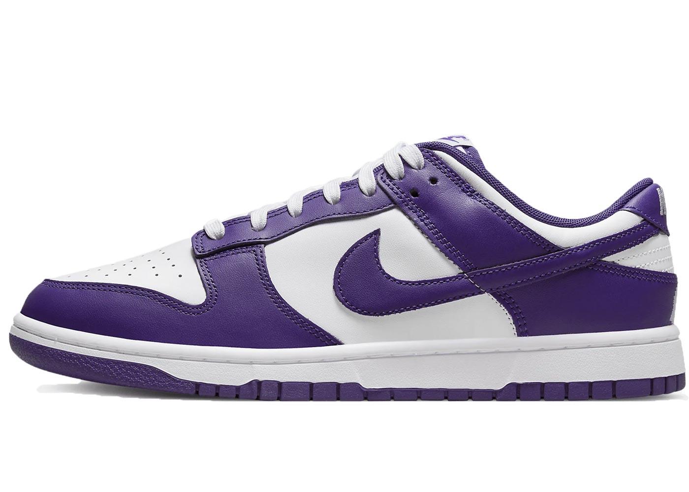 Dunk Low op Championship Court Purple | דאנק נמוכות