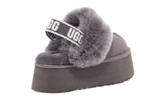 UGG Funkette Platform Grey | כפכפי אגג