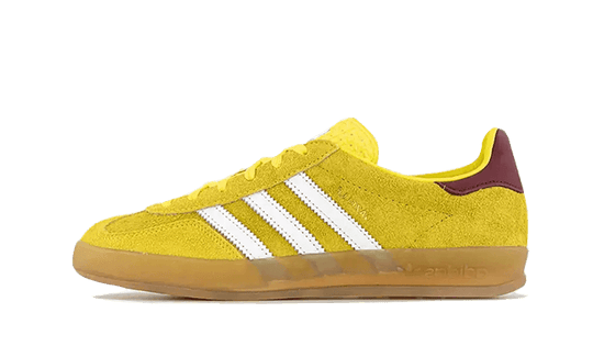 Adidas Gazelle Indoor Bright Yellow Burgundy | אדידס ג'זל