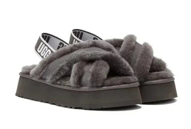 UGG Women’s Disco Cross Grey | כפכפי אגג