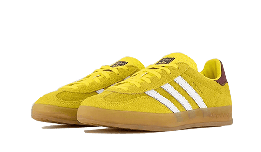 Adidas Gazelle Indoor Bright Yellow Burgundy | אדידס ג'זל